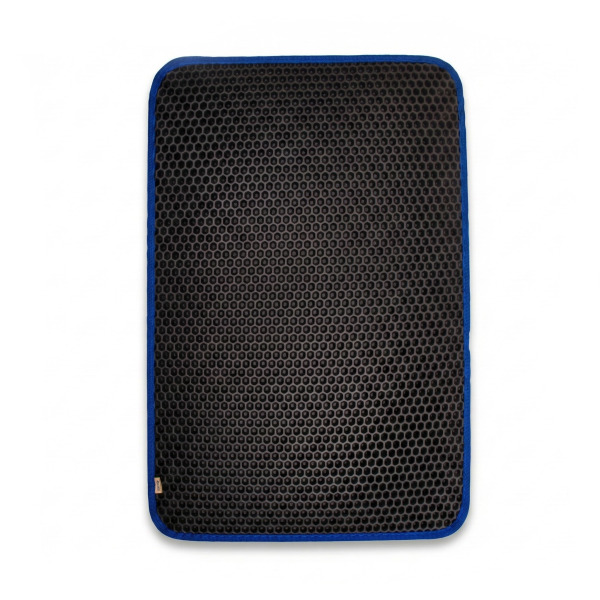 Cattie Altıgen Model Kum Toplayıcı Fonksiyonel Kedi Paspası Mavi 50X75Cm