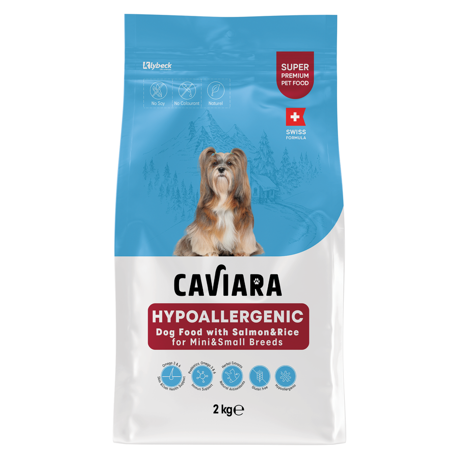 Caviara Hipoalerjenik Somonlu Mini ve Küçük Irk 2 Kg Yetişkin Köpek Maması