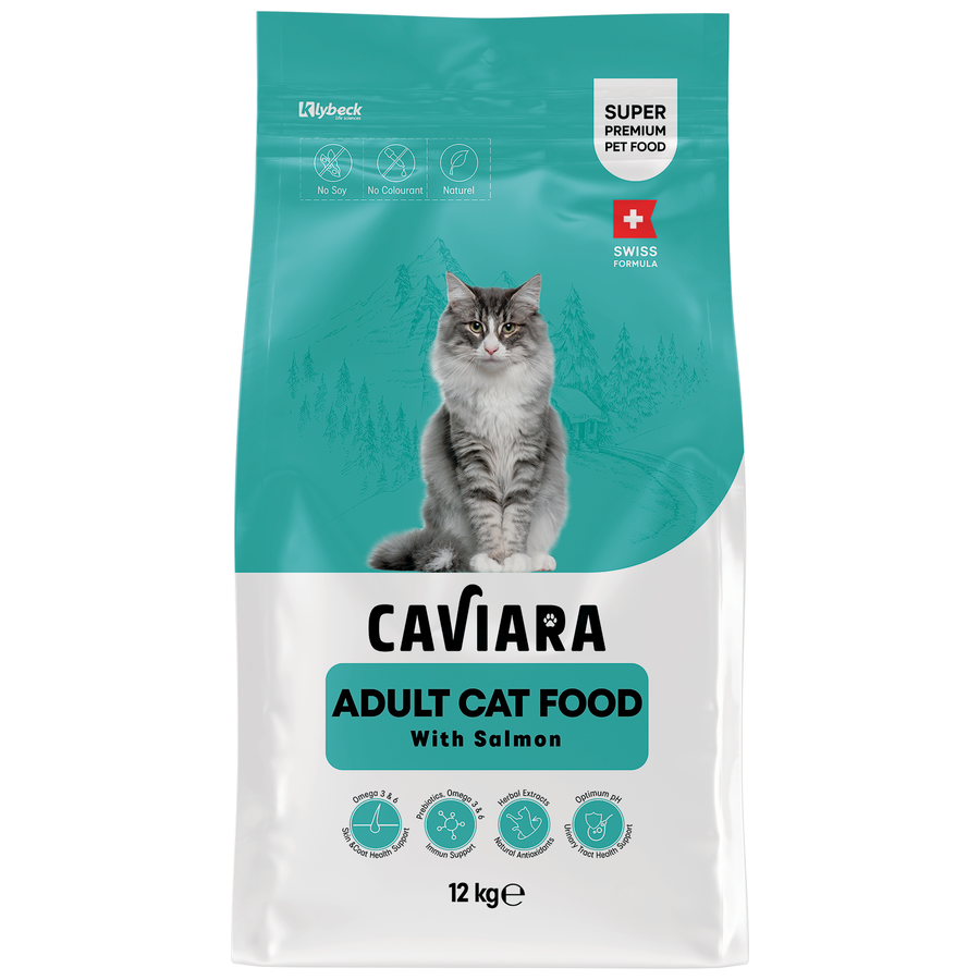 Caviara Somonlu 12 Kg Yetişkin Kedi Maması
