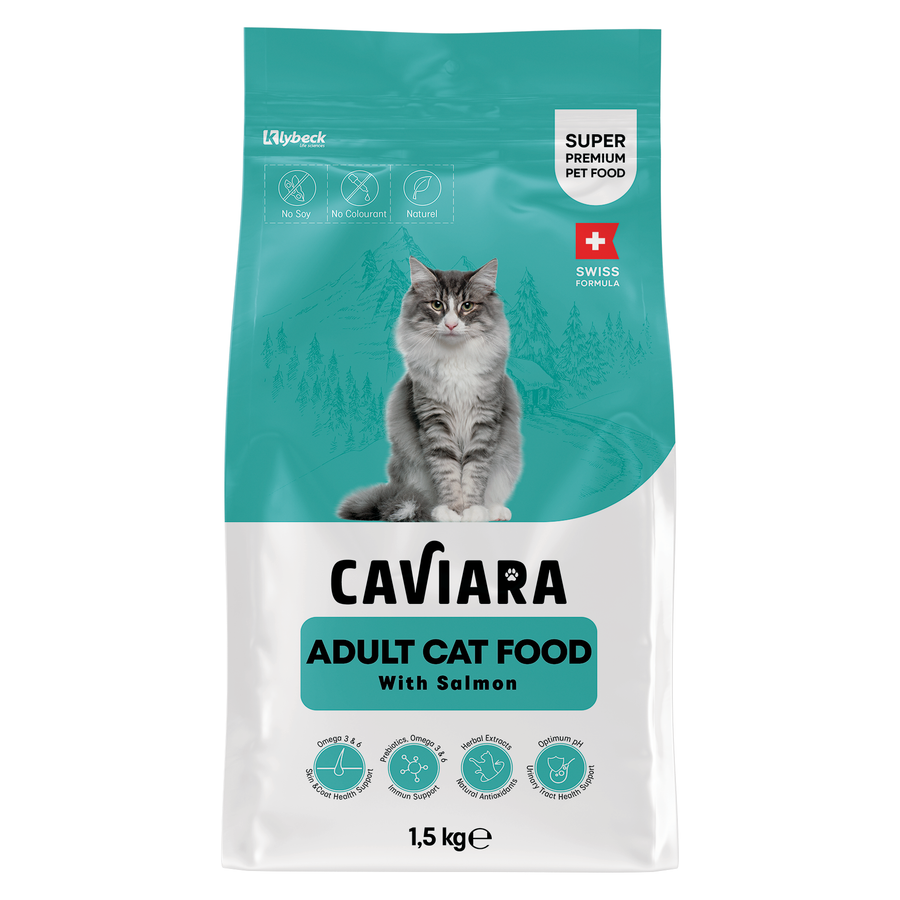 Caviara Somonlu 1,5 Kg Yetişkin Kedi Maması