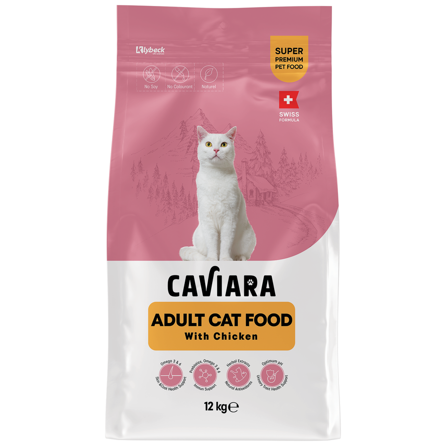Caviara Tavuklu 12 Kg Yetişkin Kedi Maması