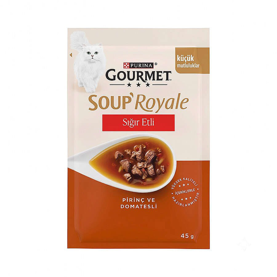 Gourmet Royale Soup Beef سوپ گربه 45 Gr