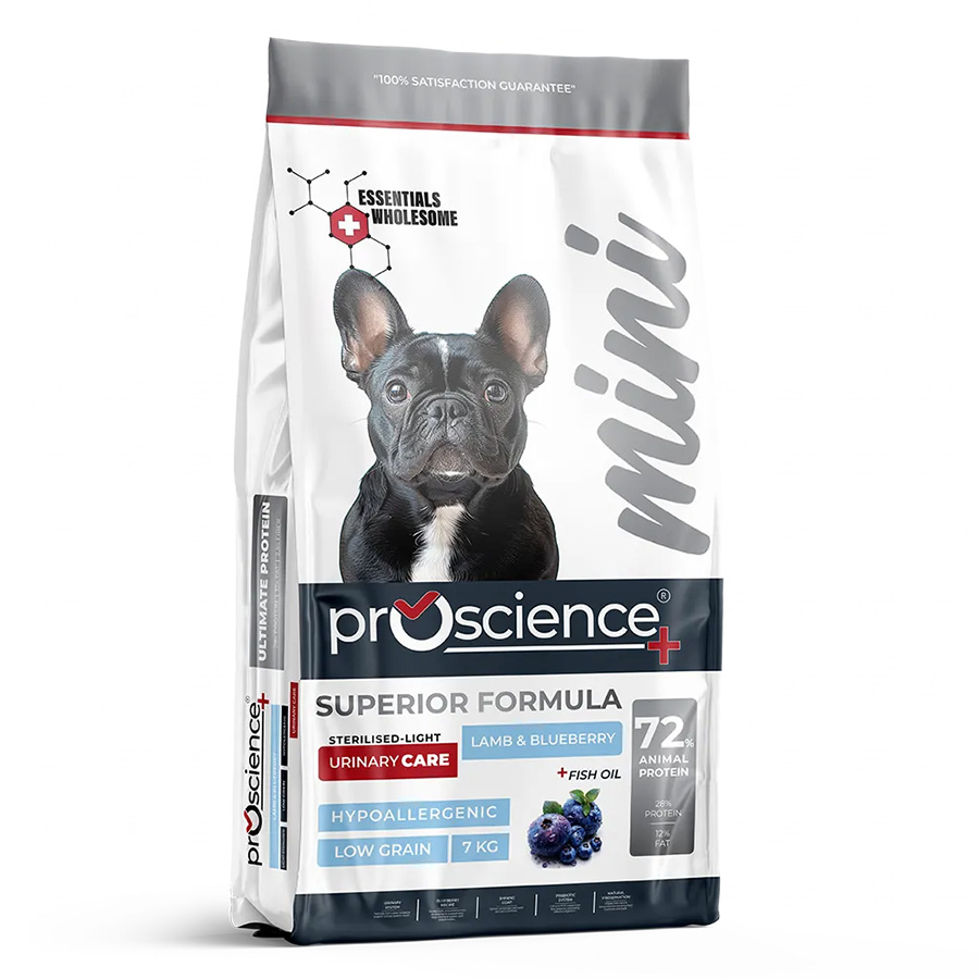 Pro Science Mini Sterilised Kuzu ve Yaban Mersinli Küçük Irk Kısırlaştırılmış 7 Kg Köpek Maması