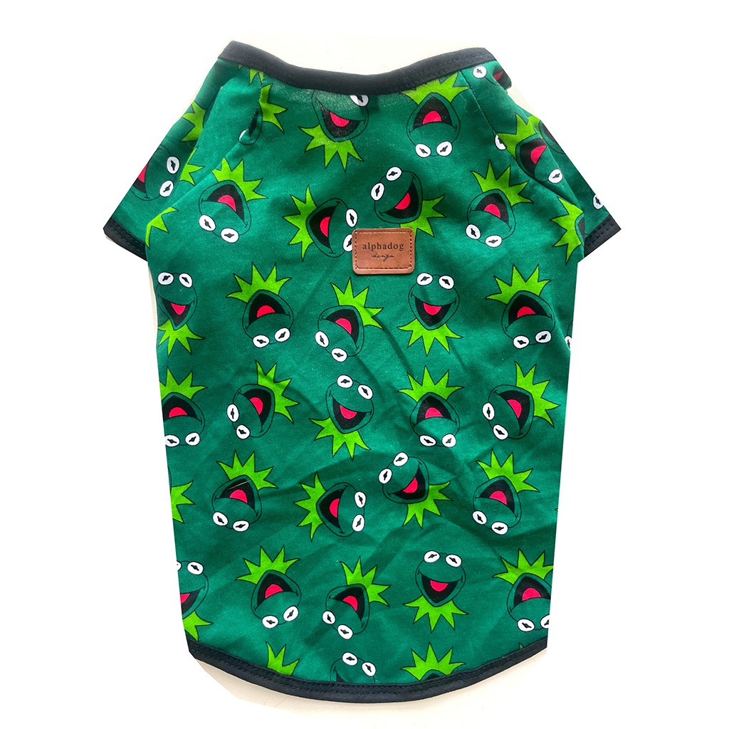 Alphadog Kermit Köpek Tişörtü 4 Beden - [Large] (9-13 KG)