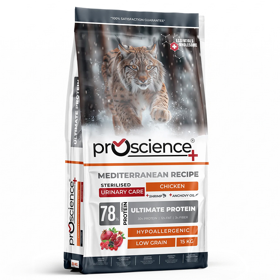 Pro Science HypoAllergenic Düşük Tahıllı Tavuklu Kısırlaştırılmış 15 Kg Kedi Maması