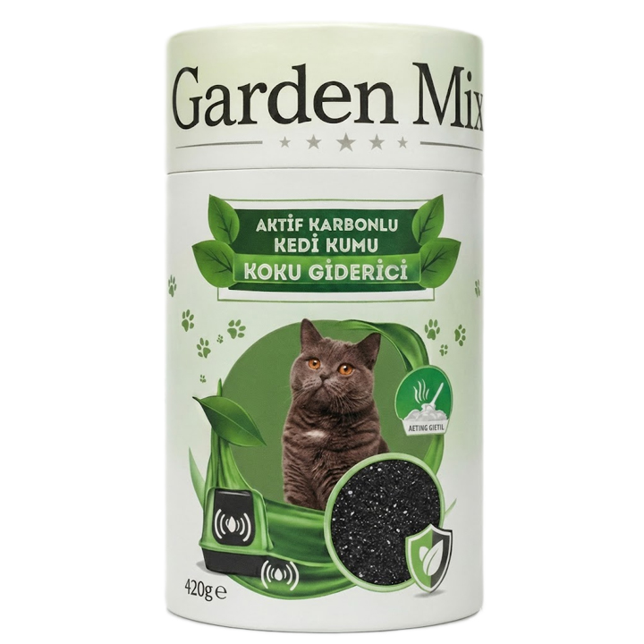 Garden Mix Kemi Kumu Aktif Karbonlu Koku Giderici 420 Gr