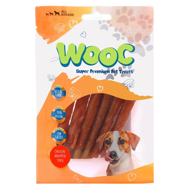 Wooc Dog Tavuk Sargılı Natural Stick Ödül 80 g
