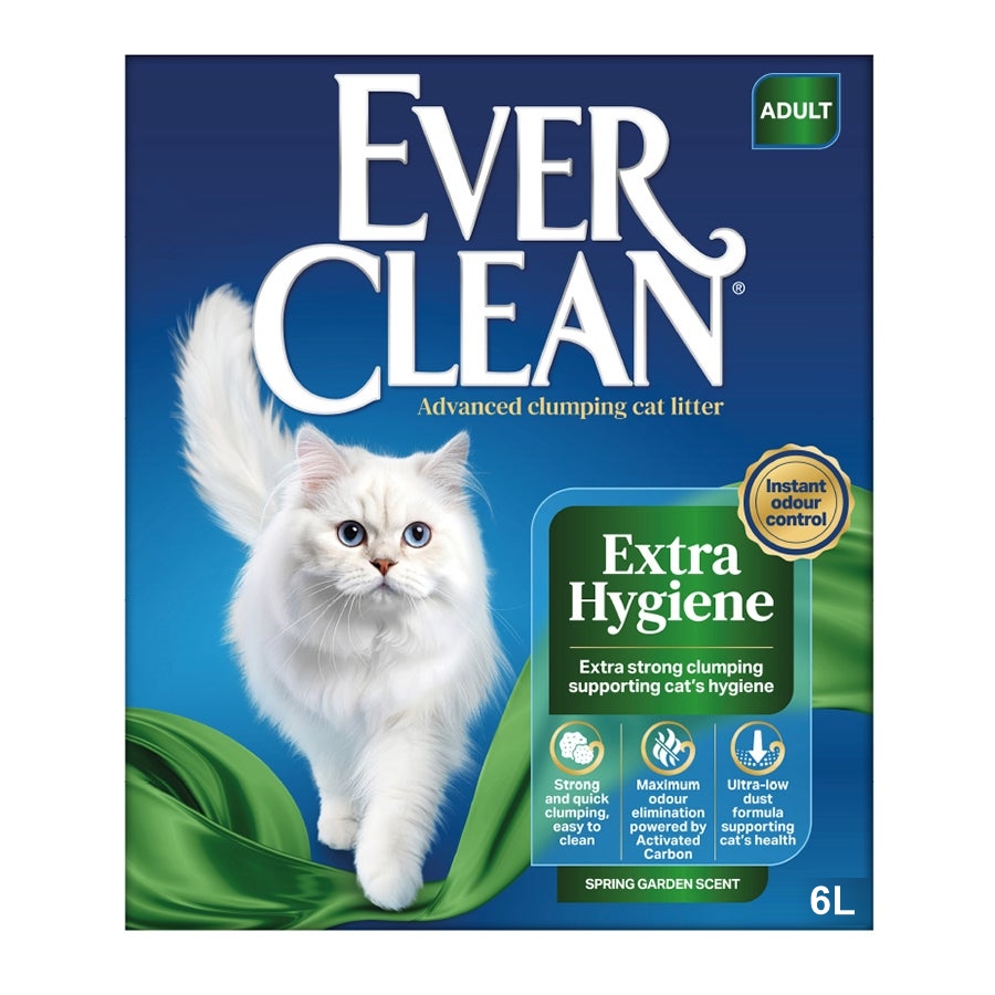 Ever Clean Extra Hygiene Spring Garden 6 LT Bahar Kokulu İnce Taneli Topaklanan Bentonit Kedi Kumu