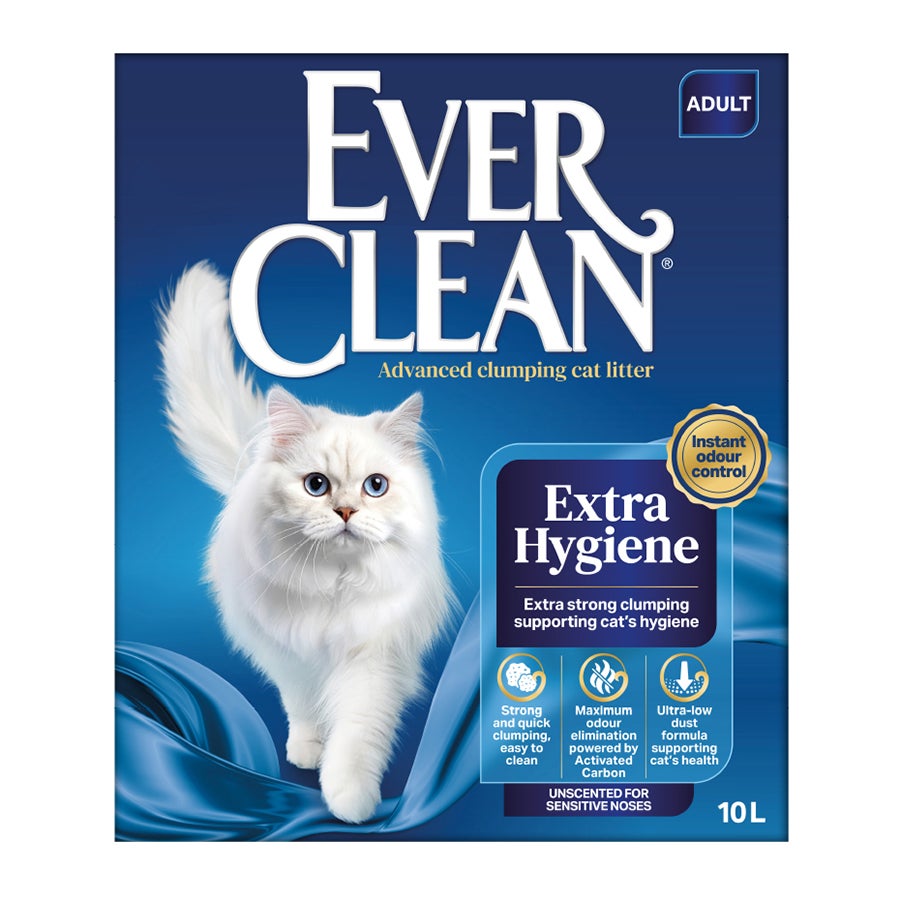 Ever Clean Extra Hygiene Unscented 10 LT Kokusuz İnce Taneli Topaklanan Bentonit Kedi Kumu