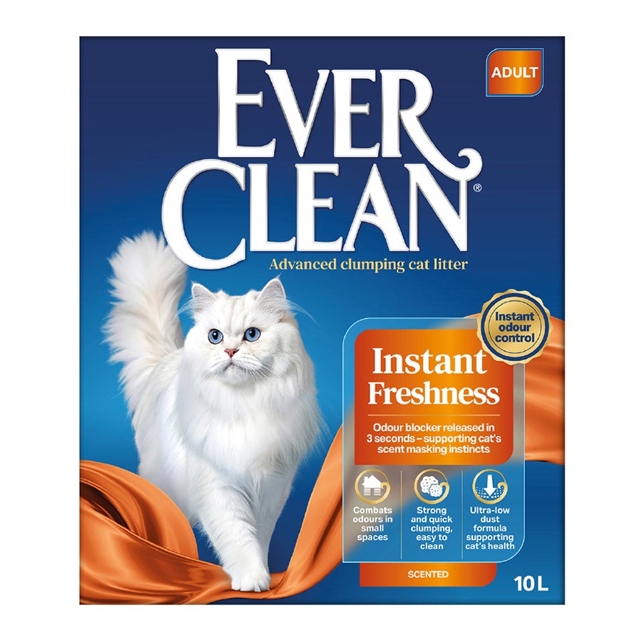 Ever Clean Instant Freshness 10 LT Hızlı Koku Kontrollü İnce Taneli Topaklanan Bentonit Kedi Kumu
