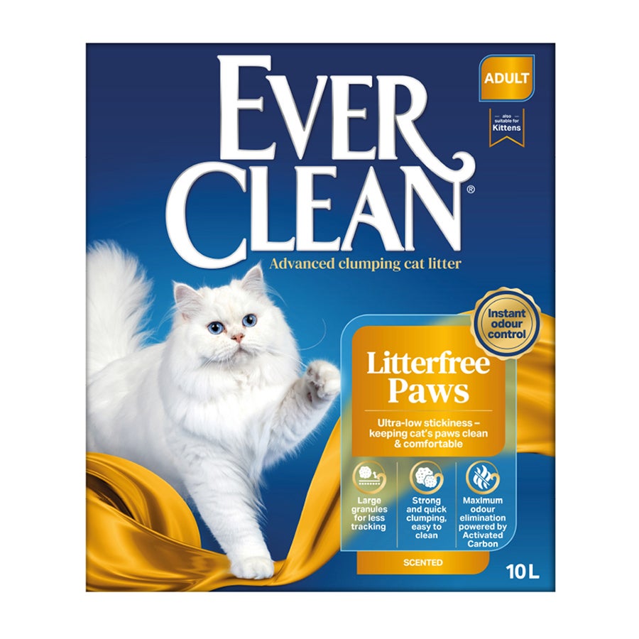 Ever Clean Litterfree Paws 10 LT Patilere Yapışmayı Azaltan Topaklanan Bentonit Kedi Kumu