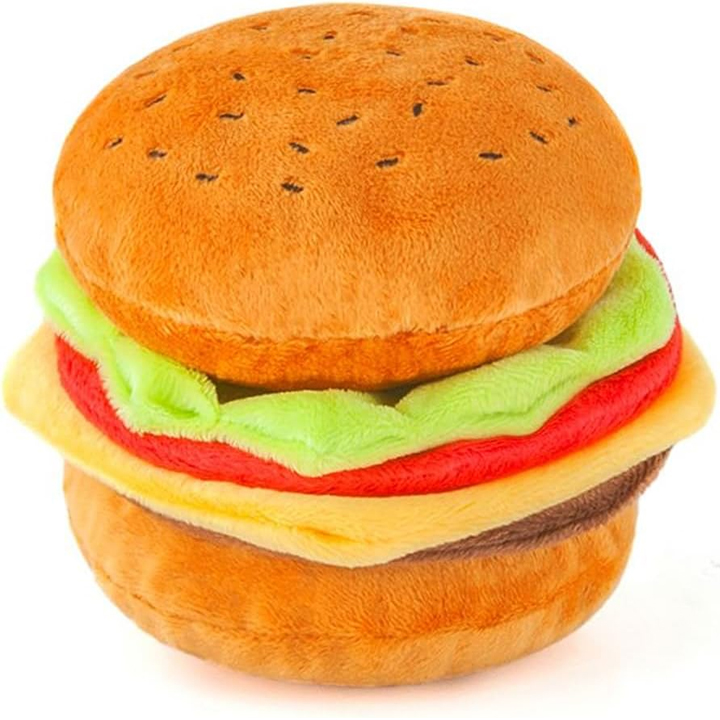 Play Pet Amerikan Klasik - Hamburger (Mini) Peluş Köpek Oyuncağı