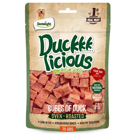 Dentalight Duckkk Ördek Etli Küp Köpek Ödülü 70 g