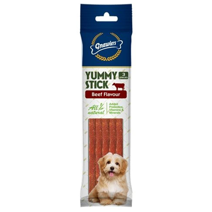 Gnawlers Biftek Aromalı Yumuşak Köpek Ödülü 20 Gr
