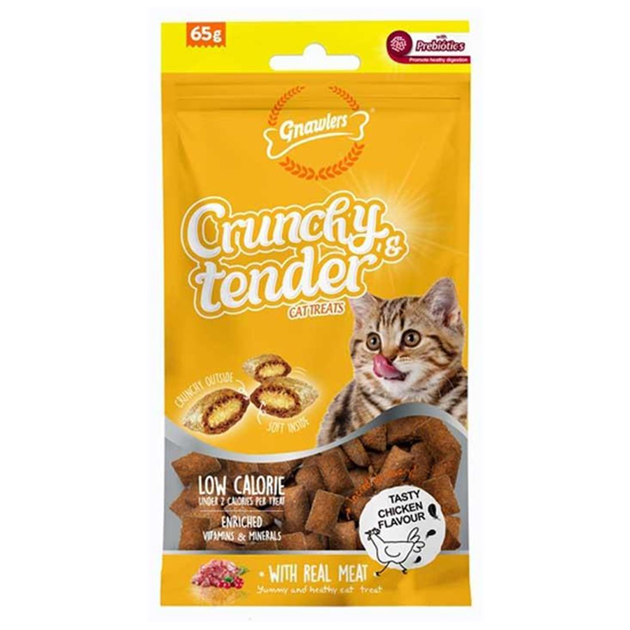 Gnawlers مرغ ترد و لطیف گربه 65 Gr