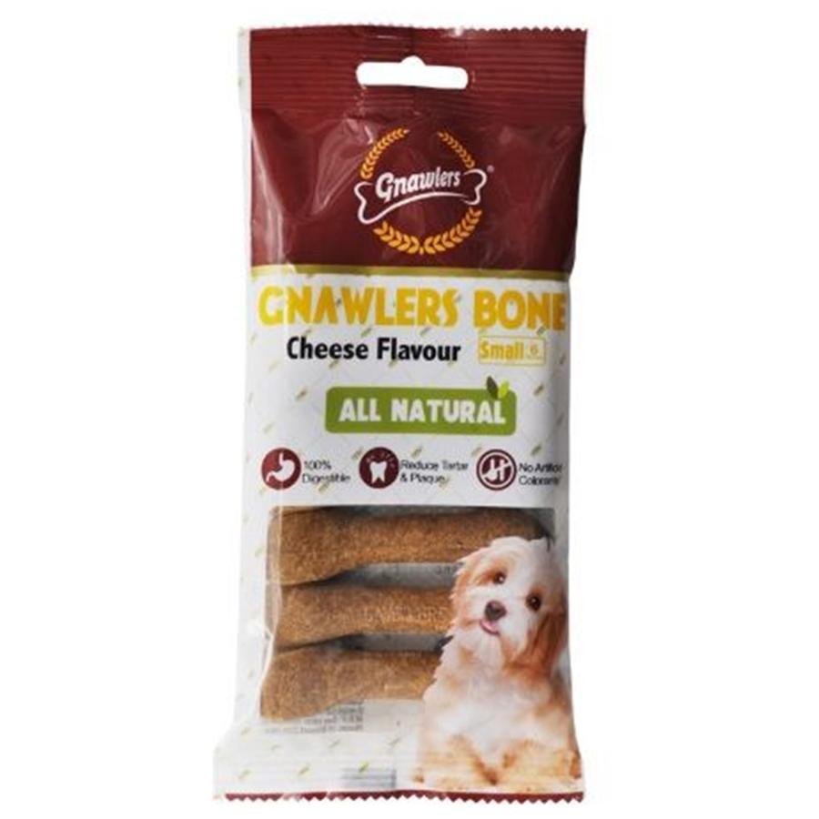 Gnawlers Köpek Ödül Kemiği Peynir Aromalı 6'lı 100 Gr