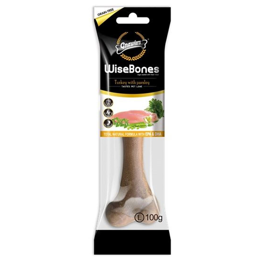 Gnawlers Wisebones Hindili Ve Maydonozlu Köpek Ödülü Large