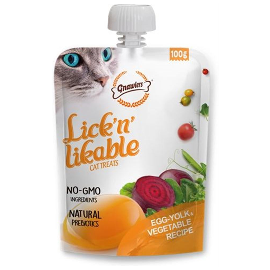 Gnawlers Yumurta Sarılı Ve Sebzeli Kedi Ödülü 100 GR