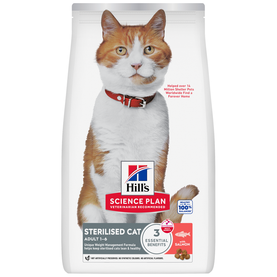 Hill's Science Plan Sterilised Adult 3 Kg Somonlu Kısırlaştırılmış Kedi Maması