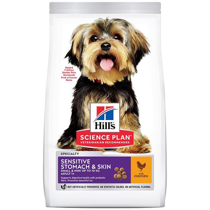 Hill's Small Mini Sensitive Tavuklu Küçük Irk Köpek Maması 1,5KG