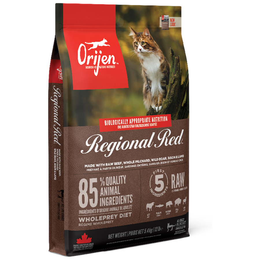 Orijen Regional Red 5,4 Kg Kırmızı Etli Tahılsız Yetişkin Kedi Maması