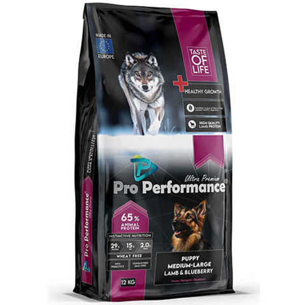 Pro Performance Ultra Premium Kuzulu Büyük-Orta Irk Yavru Köpek Maması 12 Kg