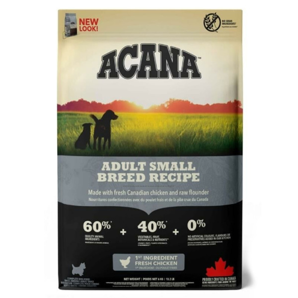 Acana Heritage - Adult Small Breed Tavuklu Küçük Irk Köpek Maması 6KG
