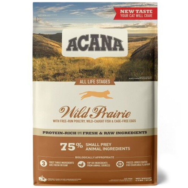 Acana Regionals - Wild Prairie Tavuklu ve Balıklı Tahılsız Yetişkin Kedi Maması 4,5KG