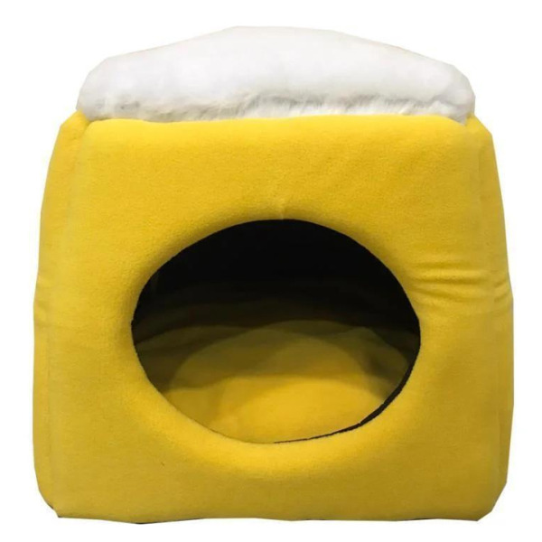Bedspet 3 Fonksiyonlu Kedi Köpek Yatağı - Sarı