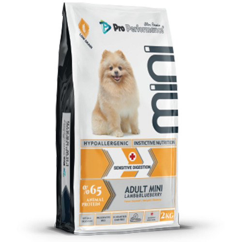 Pro Performance Ultra Premium Kuzulu & Yabanmersinli Mini ve Küçük Irk Köpek Maması 2 Kg