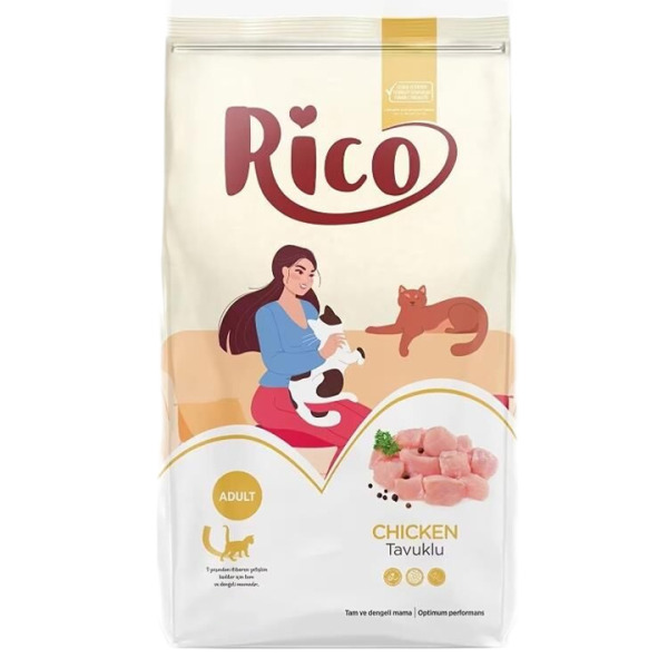 Rico Tavuklu Yetişkin Kedi Maması 15 KG