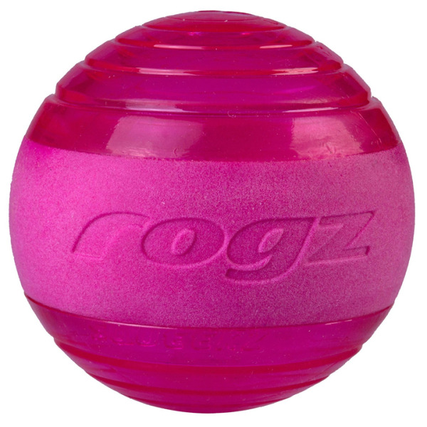 Rogz Squeekz Fetch Ball At-Getir Köpek Topu Oyuncağı 6,4 cm (Pembe)