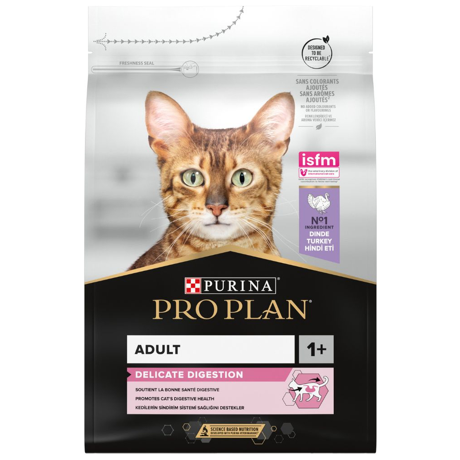 Purina Pro Plan Delicate Digestion Turkey 3 Kg Hindili Yetişkin Kedi Maması