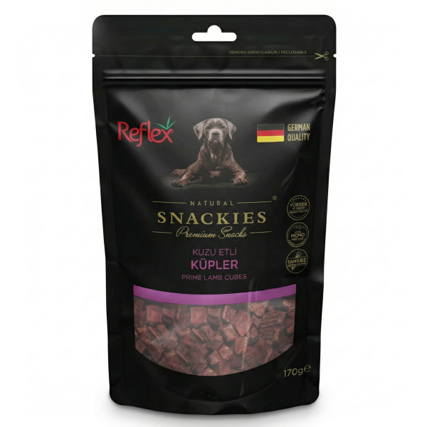 Reflex Snackies Kuzu Etli Küpler Yetişkin Köpek Ödülü 170gr