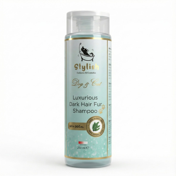 Stylish Dark Hair Koyu Tüylü Kedi ve Köpek Şampuanı 250 ML