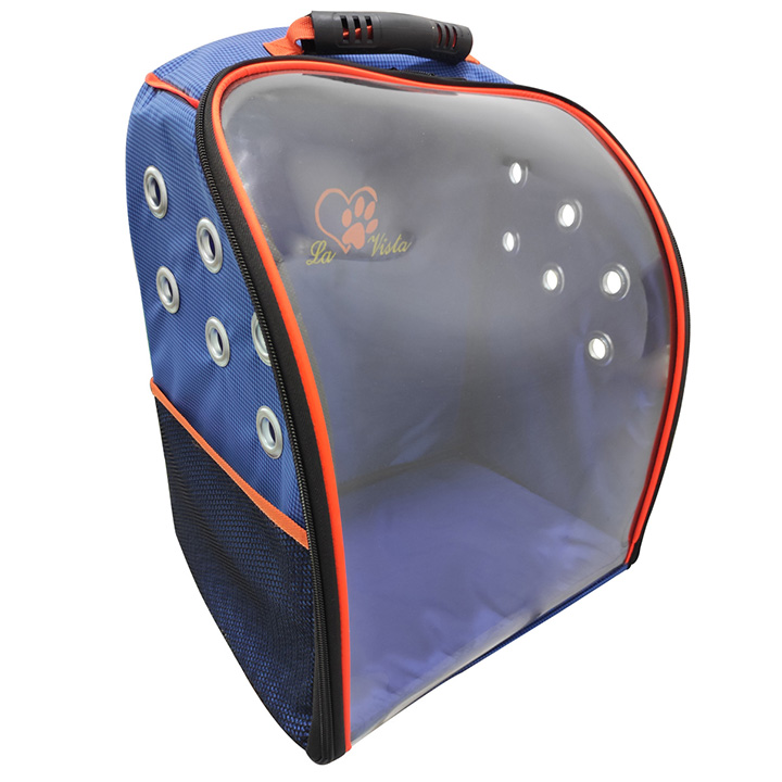 Lavista Pet Twist Şeffaf Sırt Taşıma Çantası (Mavi) 40x32x26 cm
