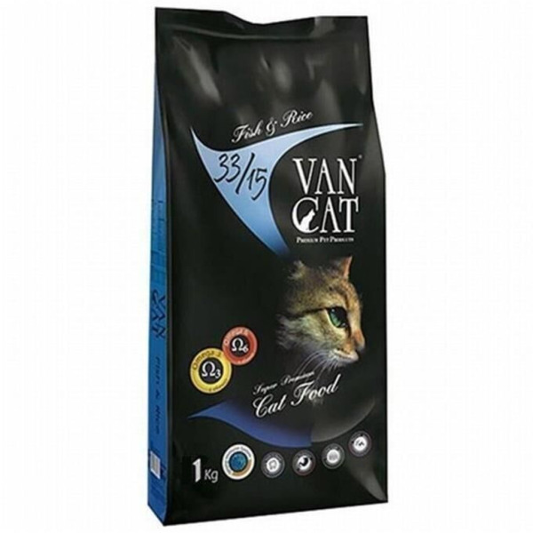 VanCat Balıklı Yetişkin Kedi Maması 1 Kg