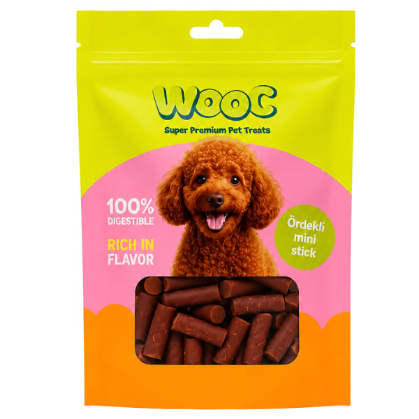 Wooc Ördekli Mini Çubuk Köpek Ödül Maması 80gr