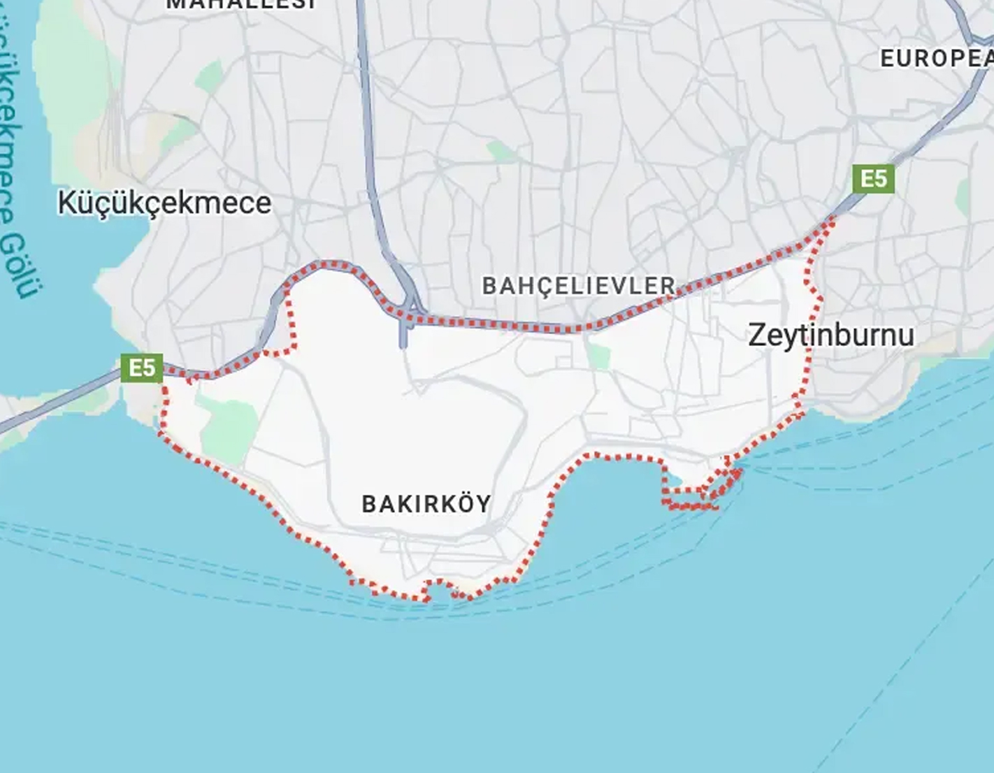 Bakırköy teslimat haritası