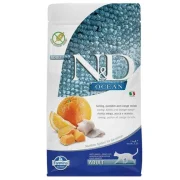 N&D Ocean Tahılsız Ringa Balıklı, Balkabaklı ve Portakallı 1,5 Kg Yetişkin Kedi Maması