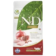 N&D Prime Tahılsız Tavuklu ve Narlı 1,5 Kg Kısırlaştırılmış Yetişkin Kedi Maması