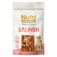 Nutri Feline 50 g Grain-Free and Gluten-Free Soft Salmon and Catnip Cat Treat
