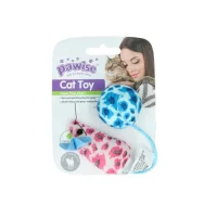 Pawise Simple Cat Plush Toy Ball Mouse
