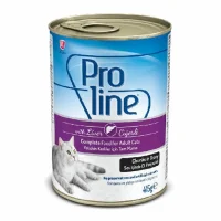 Proline غذای کنسروی گربه بالغ با جگر 415gr