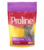 Proline طعام للقطط البالغة مع لحم الضأن والأرز 400 غ