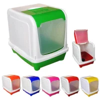 Pet Style صندوق فضلات القطط المغطى 37x48x42 cm