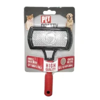 Pet Pretty Double Sided Brush for Cats and Dogs Special Tip Coated 9.5x5 cm