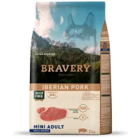 Bravery Mini Adult Iberian Pork 2 Kg İber Domuzlu Tahılsız Küçük Irk Yetişkin Köpek Maması