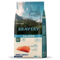 Bravery Mini Adult Salmon 7 Kg Somonlu Tahılsız Küçük Irk Yetişkin Köpek Maması