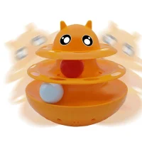 Nunbell Shaking Circular 2 Katlı Toplu Hacı Yatmaz Kedi Oyuncağı